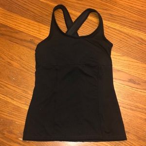 Champion black athletic tank top - Medium